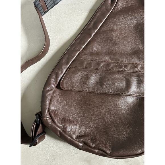 Vintage Ameribag Brown Leather Healthy Back Bag Backpack main image 10